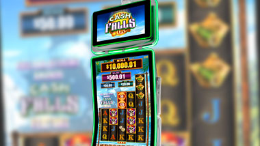 A Cash Falls Pirate Trove slot machine.