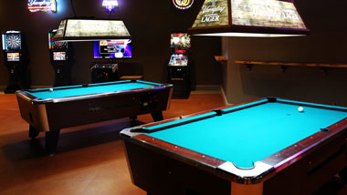 Game Room at Riverview Restaurant