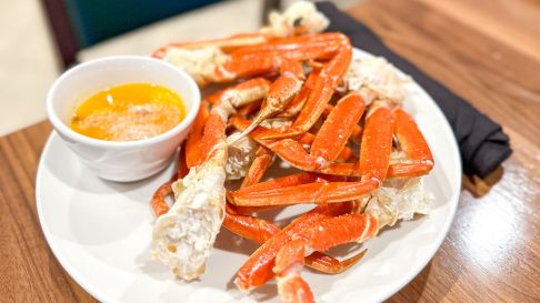 Snow Crab Legs on a Plate