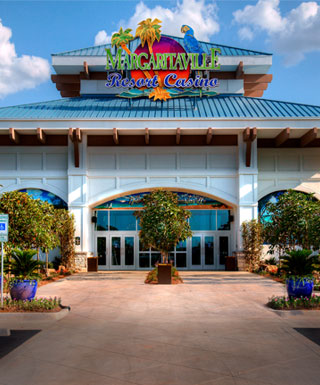 entrance to Margaritaville Resort Casino Bossier City