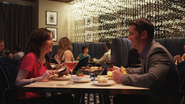 Couple Dining at the casino