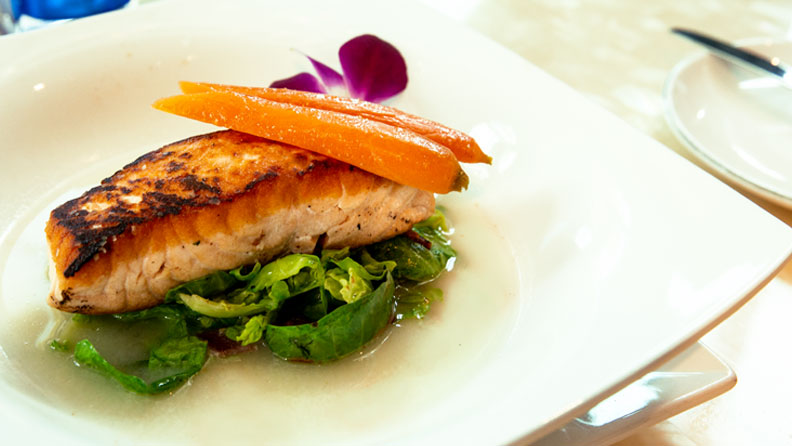 salmon entree